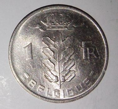 1 Franc 1965 Belgia foto