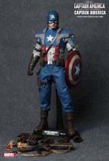 Captain America 1/6, HOT TOYS, Collector&amp;#039;s Item, MARVEL, RARE foto