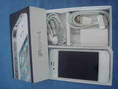 iphone 4 alb white 16gb ca nou full box foto