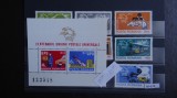 M674-centenarul uniunii postale universale-1974-serie+colita-guma originala, Nestampilat