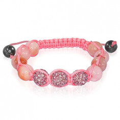 Bratara Shamballa cu Hematite BSF-051 foto