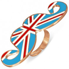 UK Mustache Ring Inel Fashion INF-038 foto