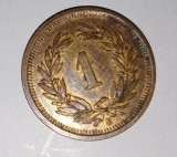 1 rappen 1918 - B Elvetia