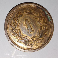 1 rappen 1918 - B Elvetia