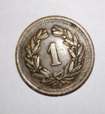 1 rappen 1908 - B Elvetia
