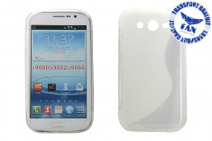 Husa Silicon Samsung Galaxy Grand Neo I9060 Transparent (Fan Courier gratuit) foto