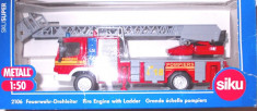 SIKU-SCARA 1/58- CAMION MERCEDES AUTOCISTERNA POMPIERI- ++2501 LICITATII !! foto