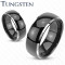Inel Verigheta Neagra din Tungsten TCR-061