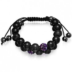 Bratara Shamballa cu Hematite BSF-063 foto