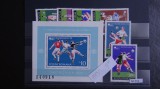 M715 campionatul mondial de fotbal-1974-colita+serie-nestampilate-guma originala