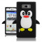 husa protectie LG Optimus L7 p700 roz silicon + folie protectie ecran