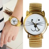 Ceas dama fashion, curea metalica + cutie cadou, Analog, Quartz