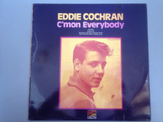 EDDIE COCHRAN - C&amp;#039;MON EVERYBODY (U.A.REC/ 1959/ENGLAND) - RAR - DISC VINIL/VINYL foto