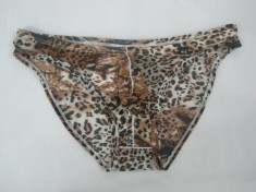 Sexy Chilot Chiloti Underwear Barbati Male Boxeri Originali Push Up Leopard Semi Transparent Cocksox Tanga G-string! Livrare Gratuita ! foto