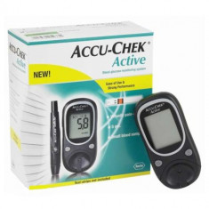 Pachet aparat testare glicemie Accu-Check cu 10 teste foto