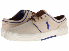 Tenisi barbati Polo Ralph Lauren Faxon Low Khaki | Produs original | Se aduce din SUA | Livrare in cca 10 zile lucratoare de la data comenzii foto