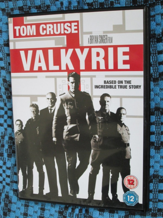 VALKYRIE / VALKYRIA (cu TOM CRUISE) - film DVD (original din ANGLIA, in stare IMPECABILA!!!)