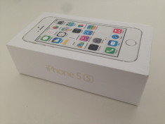 APPLE IPHONE 5S 16GB GOLD (Auriu) SIGILATE , NEVERLOCKED - cutie SIGILATA ! foto