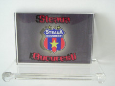 STEAUA BUCURESTI - DECORATIUNE DE BIROU - CADOU PENTRU UN STELIST INFOCAT!!!!!! foto