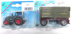 SIKU-SCARA 1/58-TRACTOR HANOMAG +REMORCA AGRICOLA - ++2501 LICITATII !! foto