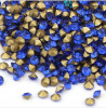 Diamante stras din crystale de sticla la 100 buc, cristale Blue Marin 3D 2,2mm