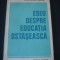 CONSTANTIN ATANASIU - ESEU DESPRE EDUCATIA OSTASEASCA