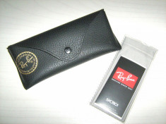 TOC ETUI HUSA Ray Ban NEGRU OCHELARI SOARE VEDERE RayBan !!! LAVETA + CARTICICA !!! STOC LIMITAT !!! foto