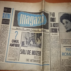 ziarul magazin 19 noiembrie 1966- foto cu combinatul de aluminiu de la slatina