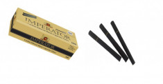 Tuburi tigari negre IMPERATOR cu CARBON si filtru de 20 mm pentru tutun/tigari foto