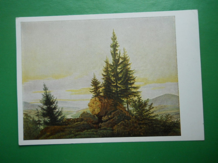 HOPCT 8620 GERMANIA / PICTURA FRIEDRICH [1774-1840] AUSBLICK INS ELBTAL / GALERIILE DRESDA