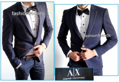 Sacou Armani Exchange -100% SAFE - sacou nunta botez evenimente - sacou casual - sacou evenimente - CALITATE GARANTATA - cod produs: AE5 foto