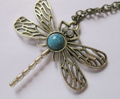 Pandantiv Game of Thrones Dragonfly Necklace Calitate Garantata foto