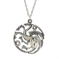 Pandantiv Game of Thrones Targaryen Dragon Calitate Garantata foto