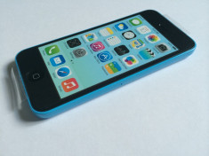 Apple iPhone 5C 16GB Blue Albastru Nou Nefolosit 0 Min Neactivat Cu Toate Accesoriile NEVERLOCKED !!! foto