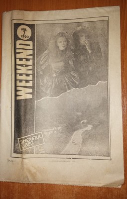 revista weekend supliment tineretul liber ( anul 1,nr 1 ) foto