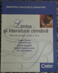 Manual Limba si literatura romana pentru clasa a XI-a, Ed. Corint, coord. Eugen Simion foto