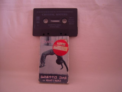 Vand caseta audio single Crystal Waters - Ghetto Days, originala foto