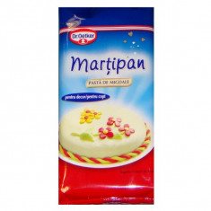 Martipan pasta migdale Dr. Oetker fondant pasta zahar prajituri torturi 150 g foto