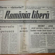 ziarul romania libera 29 decembrie 1989 ( revolutia )
