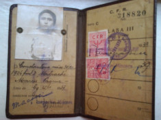 PERMIS C.F.R.1937 foto