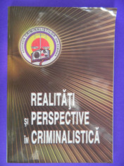 REALITATI SI PERSPECTIVE IN CRIMINALISTICA Vasile Lapadusi foto