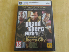 Vand joc pc / calculator GTA IV / Grand Theft Auto 4 The Complete Edition foto