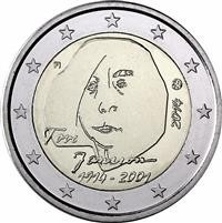 Finlanda 2 euro comemorativa 2014 - UNC foto