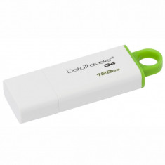 Kingston DataTraveler DTIG4, 128GB, USB3.0, Alb/Verde foto