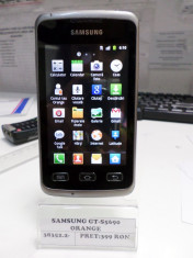 Samsung gt-s5690/CODAT ORANGE/NU OFER ACCESORII(LM3) foto