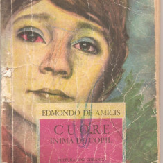 (C4958) CUORE INIMA DE COPIL DE EDMONDO DE AMICIS, EDITURA ION CREANGA, 1977