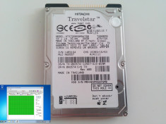 Hard disk laptop 2.5 60Gb IDE/ATA 7200 rot 8Mb Buffer Hitachi Travelstar HTS726060M9AT00 foto