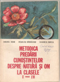 (C4952) METODICA PREDARII CUNOSTINTELOR DESPRE NATURA SI OM LA CLASELE I-IV DE VIRGINIA TUDOR, EDP, 1981