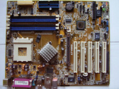 Raritate. Placa de baza de ASUS a7v880 socket A, cu SATA si 4 sloturi de ram foto