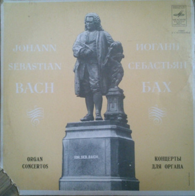 JOHANN SEBASTIAN BACH - ORGAN CONCERTOS (DISC VINIL) foto